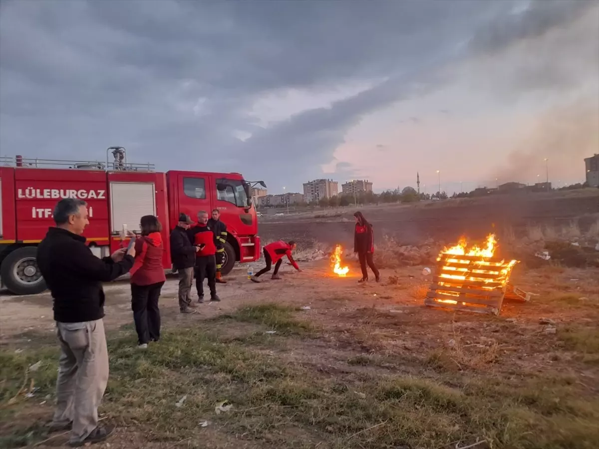 Lüleburgaz’da Yangınla Mücadele Eğitimi ve Temizlik Etkinliği Düzenlendi